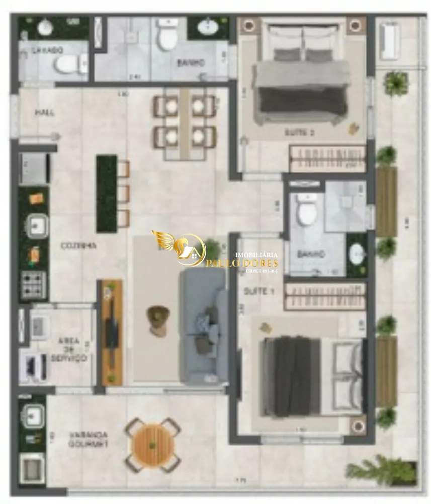 Apartamento, 2 quartos, 71 m² - Foto 4