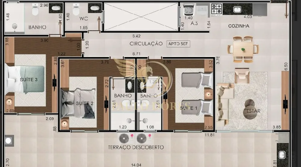 Apartamento, 1 quarto, 43 m² - Foto 10