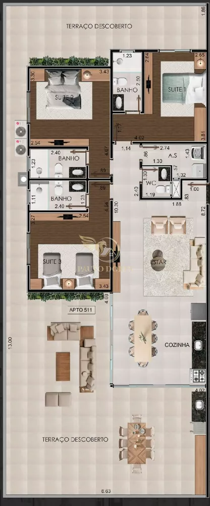 Apartamento, 1 quarto, 43 m² - Foto 4