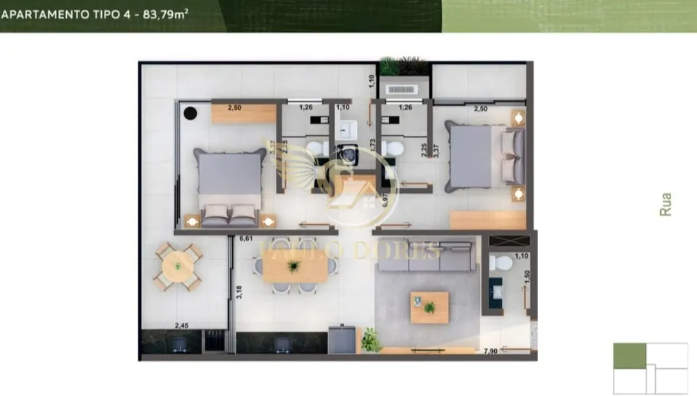 Apartamento, 2 quartos, 102 m² - Foto 12