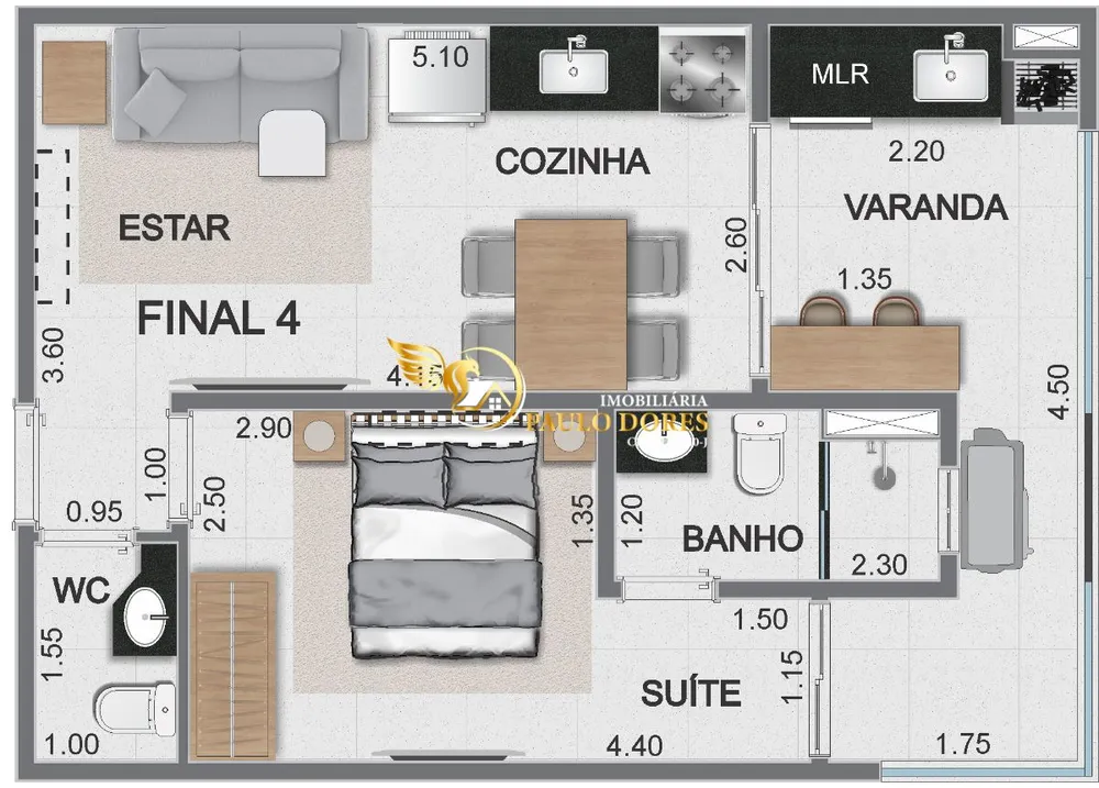 Apartamento, 1 quarto, 41 m² - Foto 10
