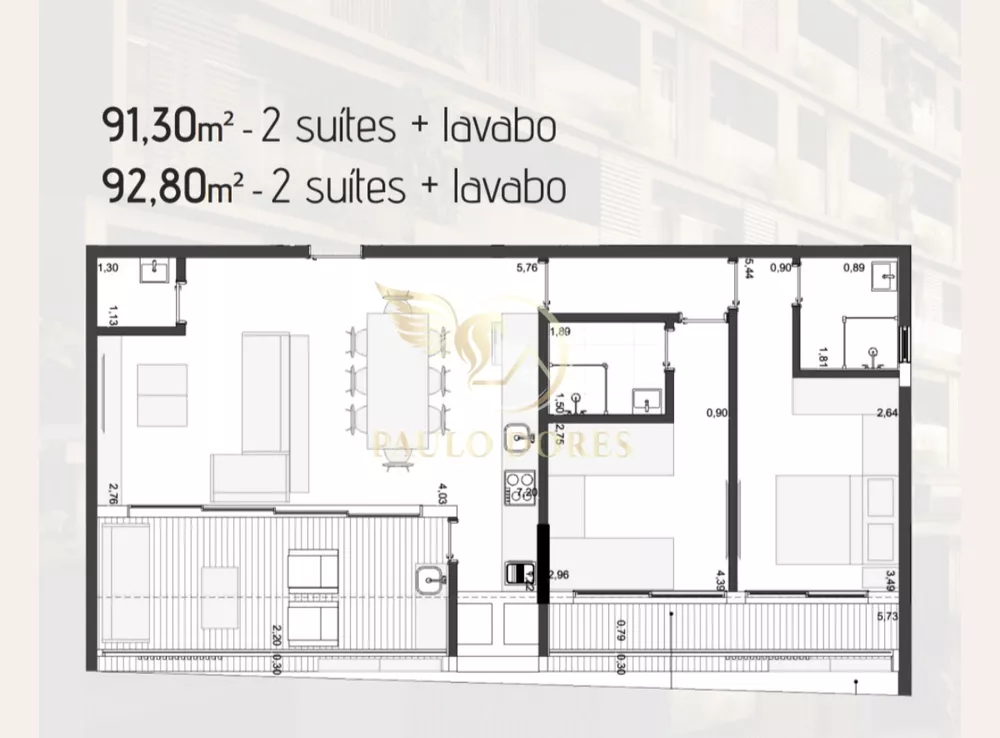 Apartamento, 1 quarto, 44 m² - Foto 4