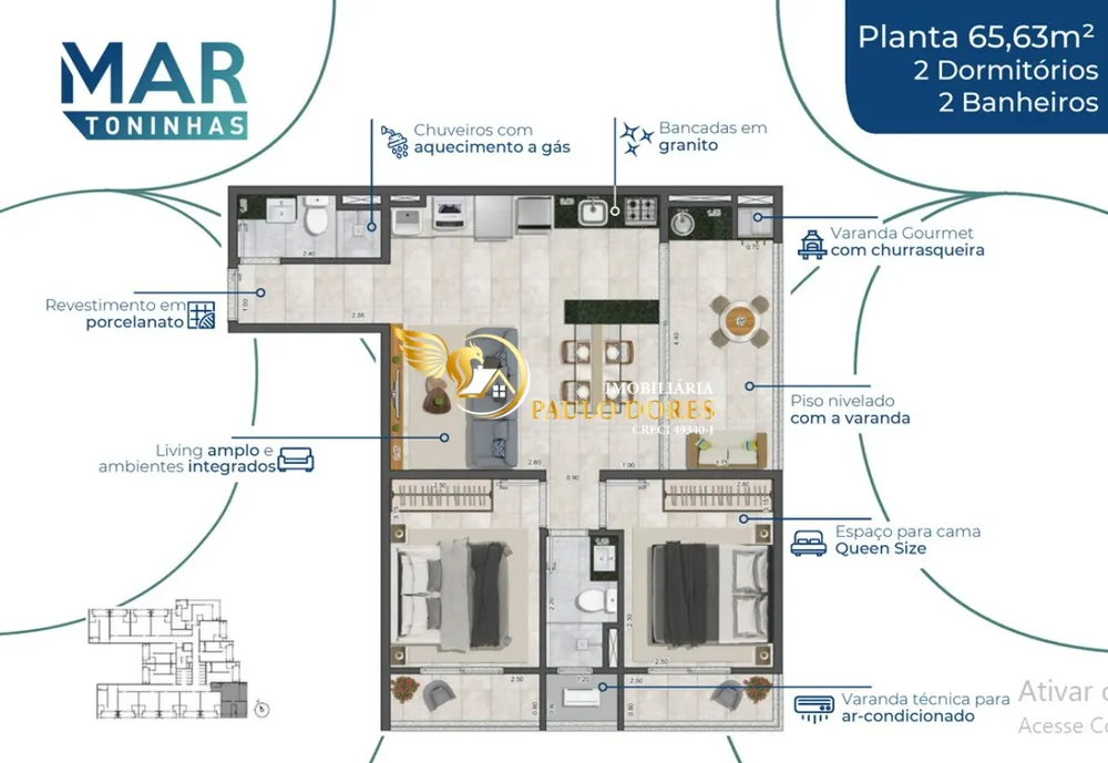 Apartamento, 2 quartos, 77 m² - Foto 10