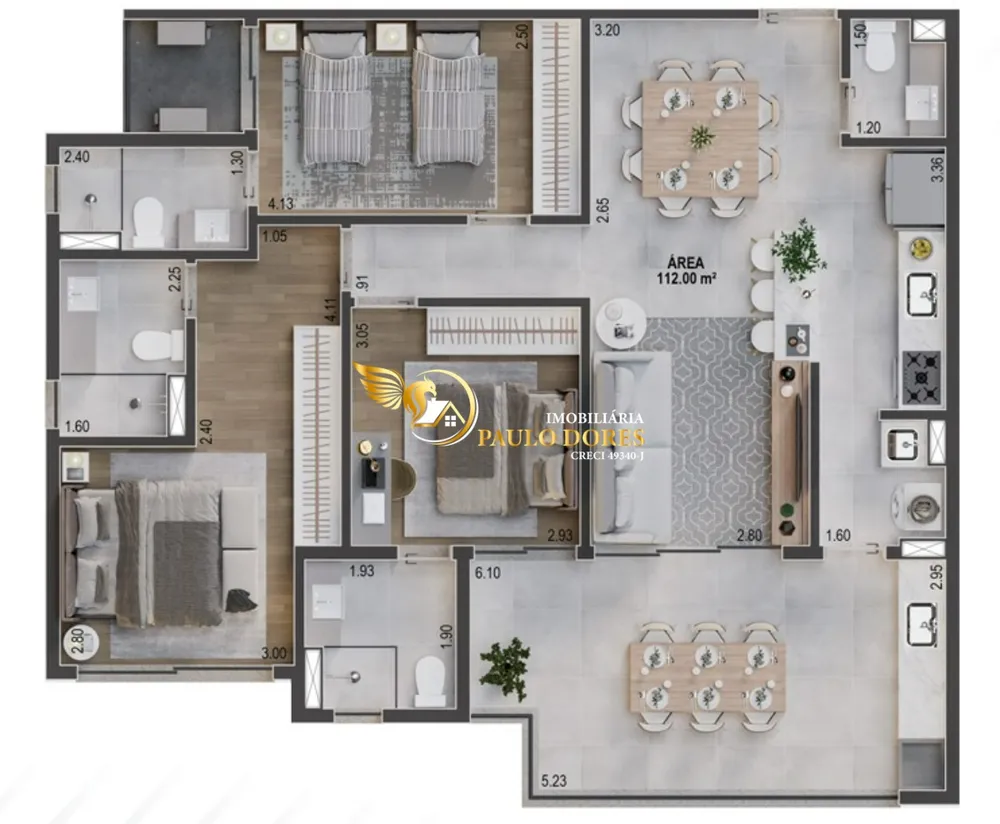 Apartamento, 2 quartos, 59 m² - Foto 7