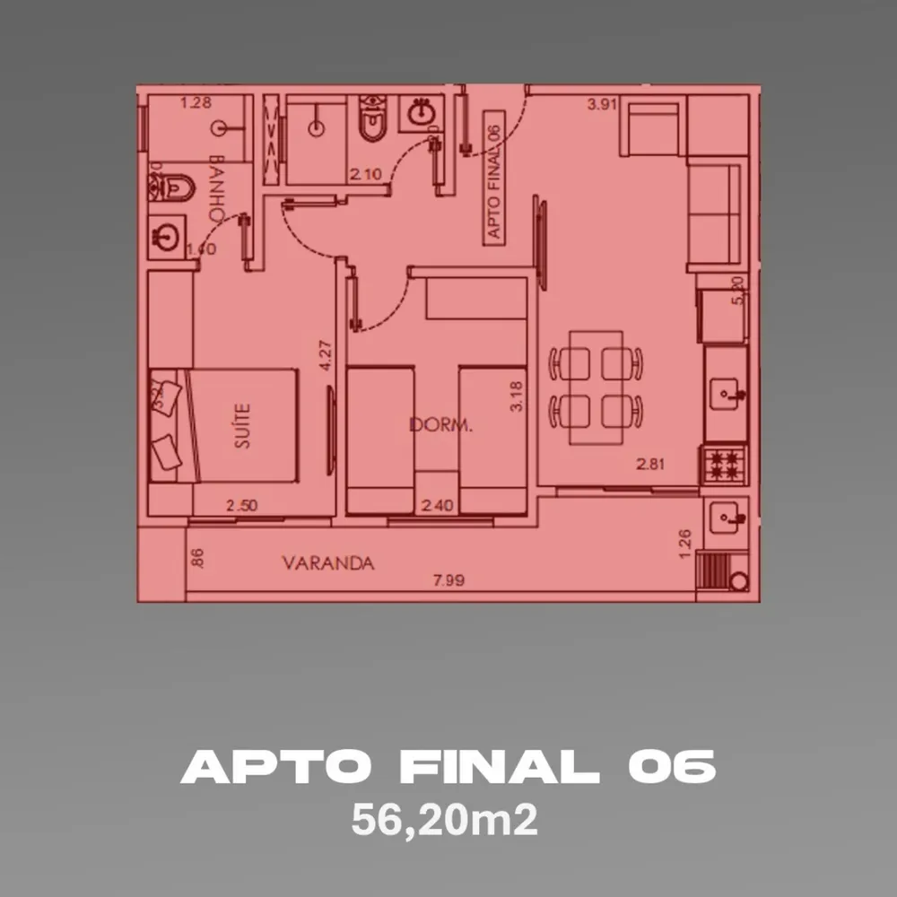 Apartamento, 1 quarto, 35 m² - Foto 1
