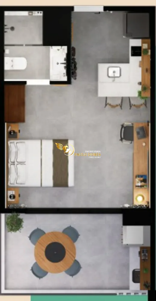 Apartamento, 1 quarto, 36 m² - Foto 7