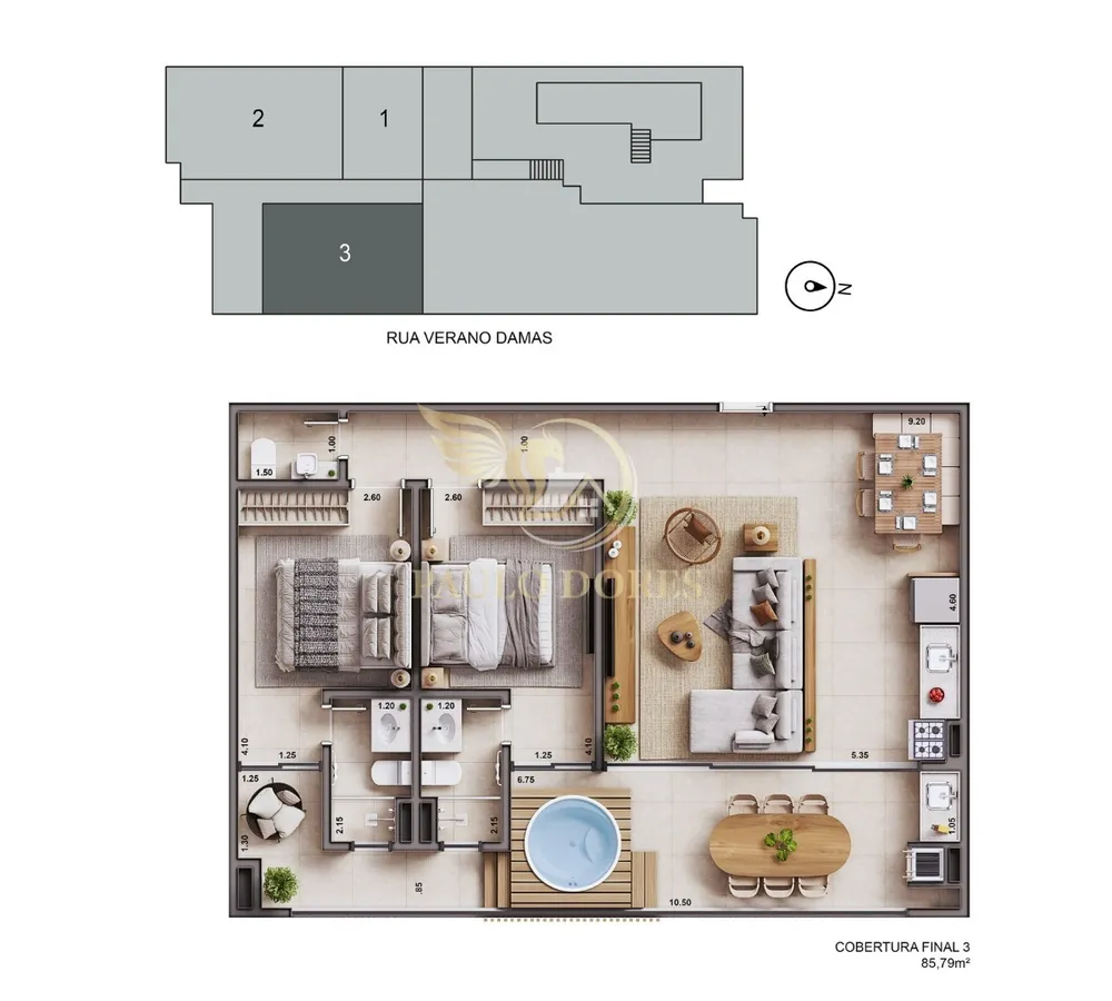 Apartamento, 1 quarto, 49 m² - Foto 11