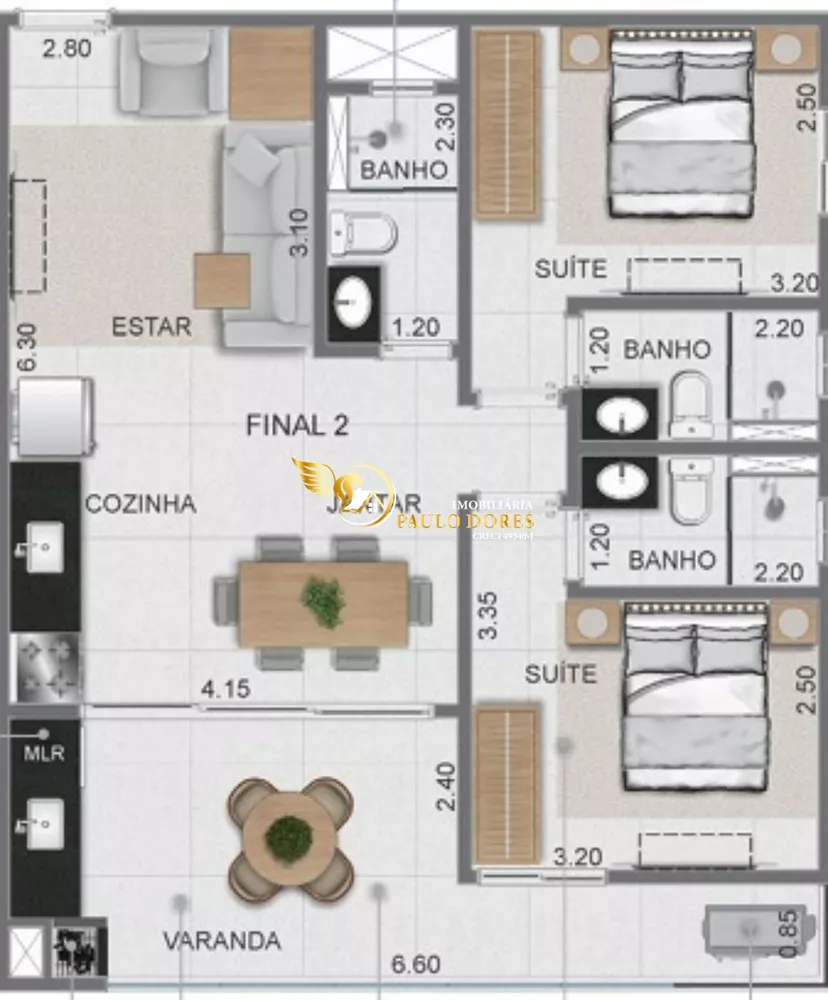 Apartamento, 1 quarto, 45 m² - Foto 4