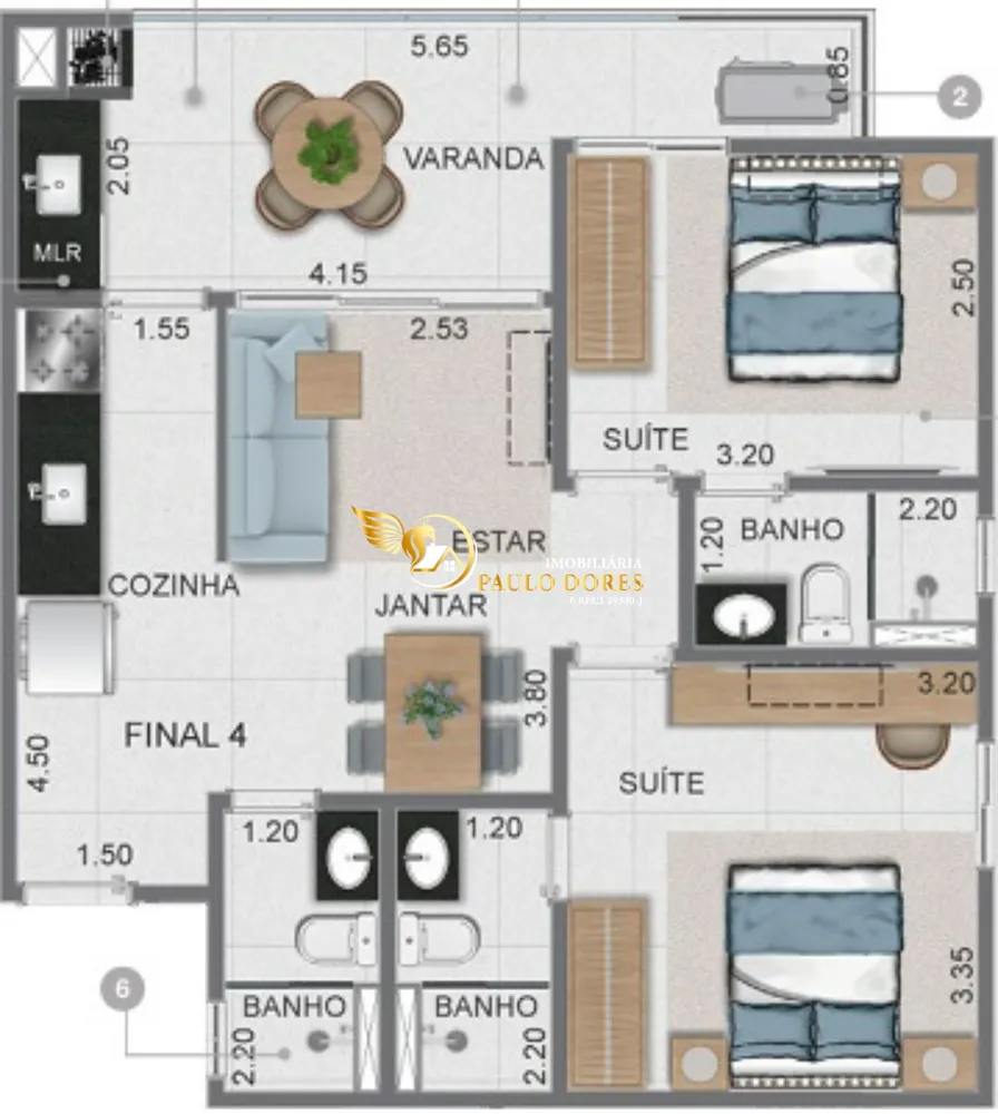 Apartamento, 2 quartos, 67 m² - Foto 12