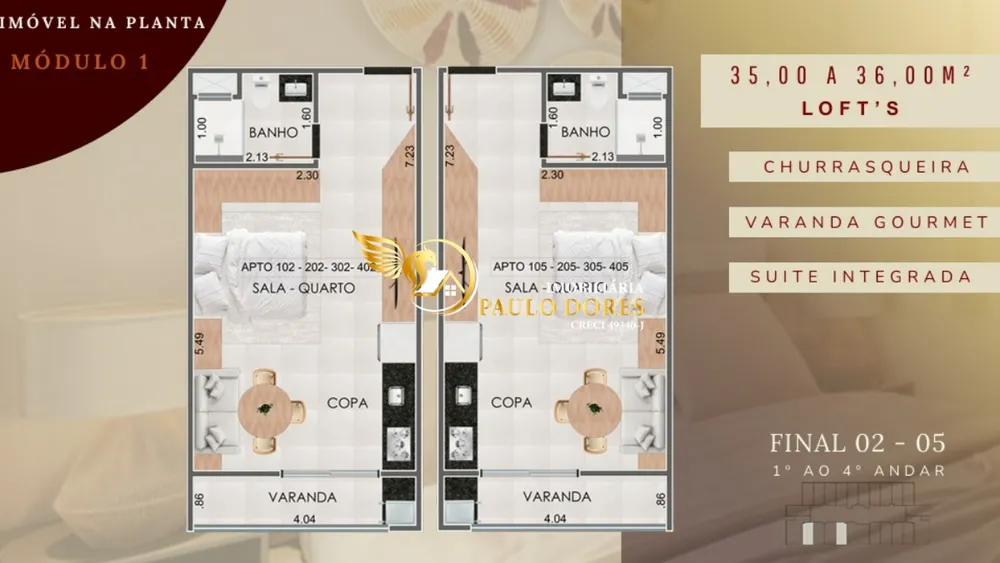 Apartamento, 2 quartos, 68 m² - Foto 10