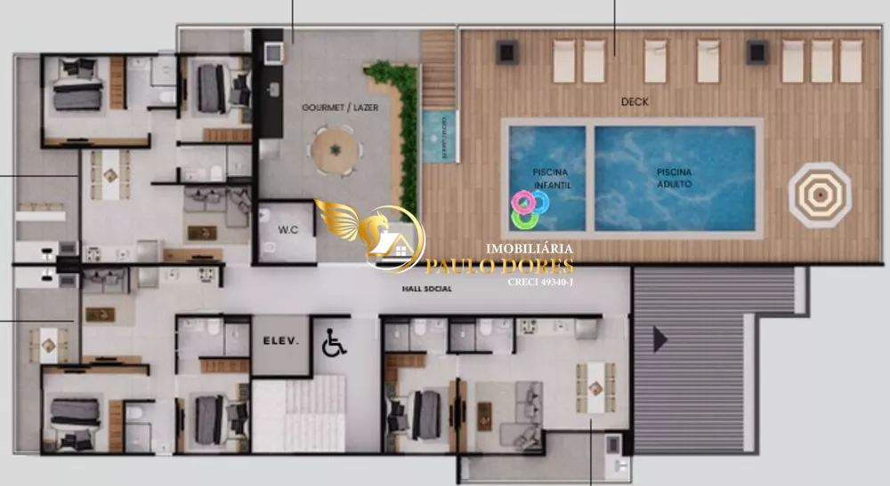 Apartamento, 1 quarto, 37 m² - Foto 1
