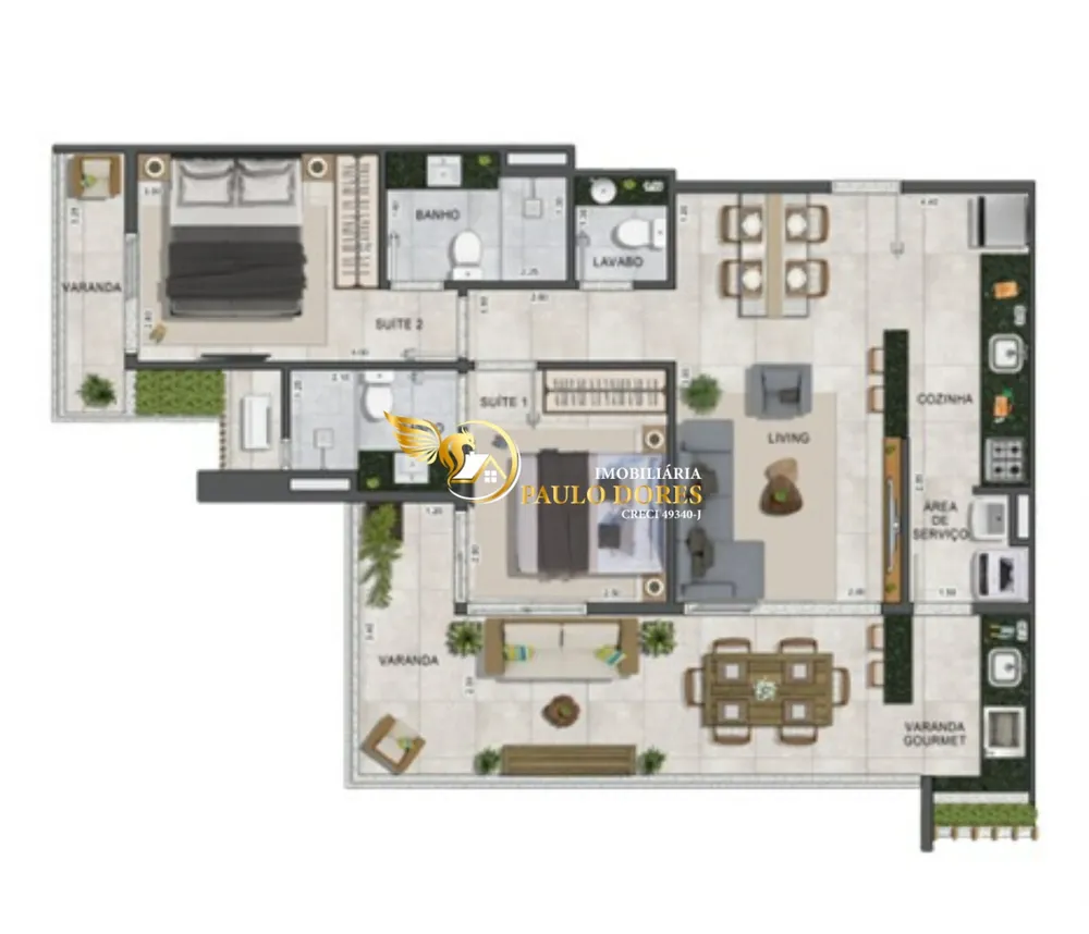 Apartamento, 2 quartos, 75 m² - Foto 8