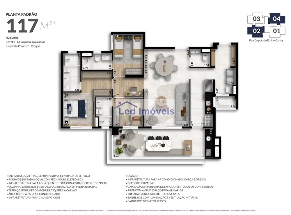 Apartamento, 2 quartos, 117 m² - Foto 4