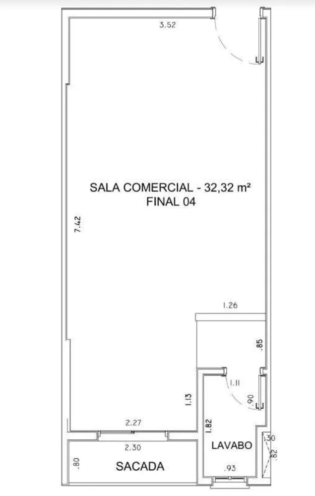 Sala-Conjunto, 24 m² - Foto 1