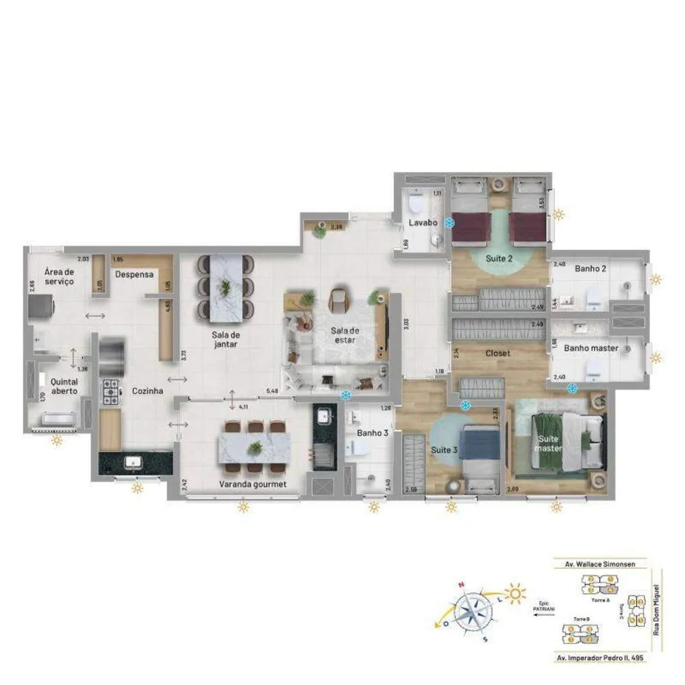Apartamento, 3 quartos, 117 m² - Foto 8