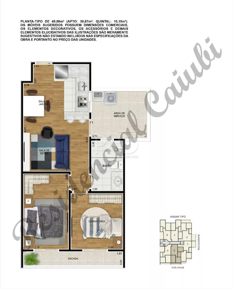 Apartamento, 2 quartos, 60 m² - Foto 7