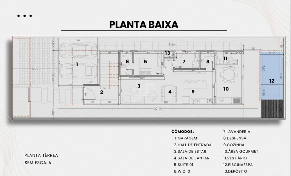 Sobrado, 4 quartos, 237 m² - Foto 3