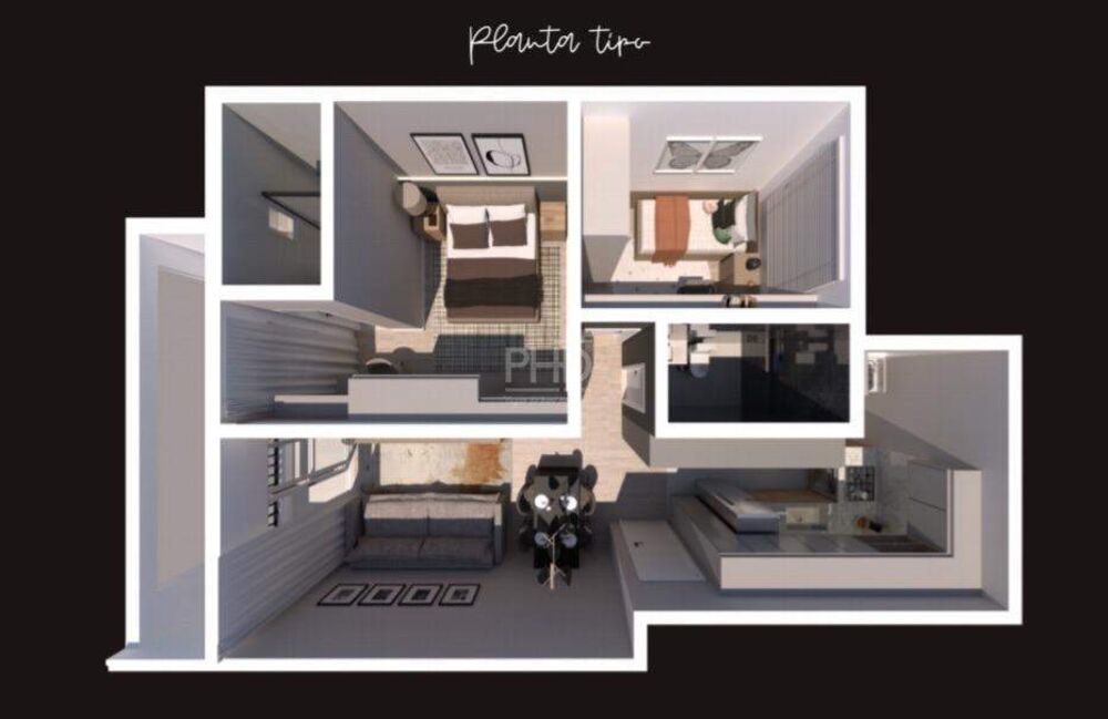Apartamento, 2 quartos, 67 m² - Foto 1