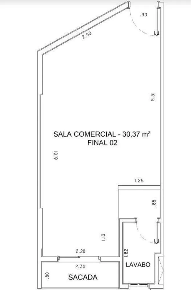 Conjunto Comercial-Sala para alugar, 30m² - Foto 3