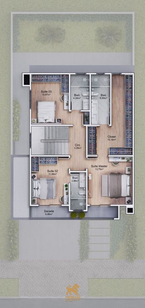 Casa de Condomínio à venda com 3 quartos, 206m² - Foto 2
