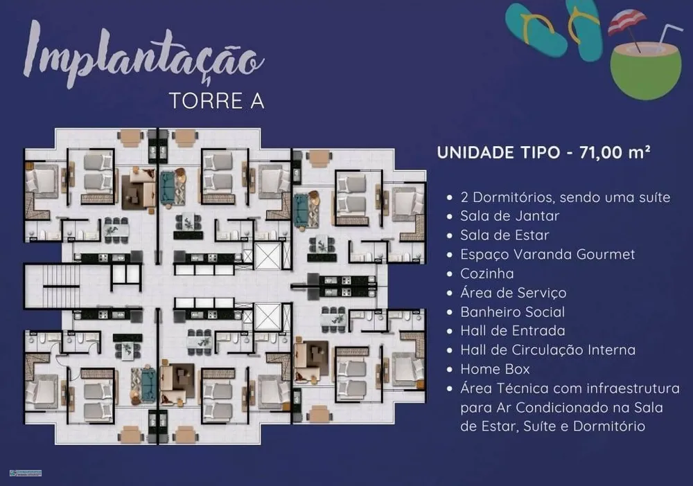 Apartamento, 2 quartos, 71 m² - Foto 10