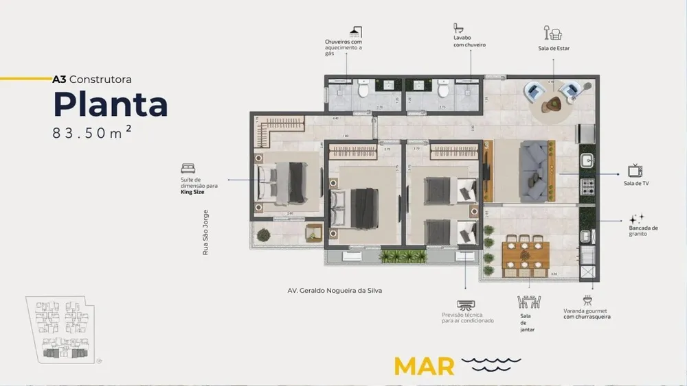 Apartamento, 3 quartos, 83 m² - Foto 15
