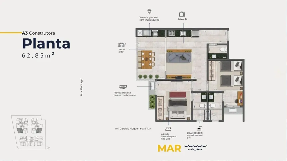 Apartamento, 3 quartos, 83 m² - Foto 12