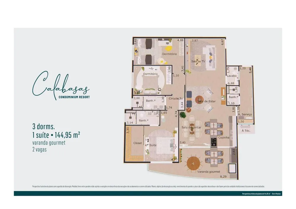 Apartamento, 3 quartos, 109 m² - Foto 7