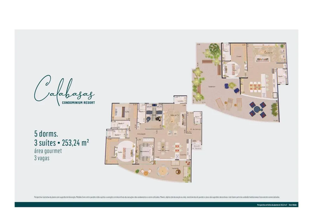 Apartamento, 3 quartos, 109 m² - Foto 3