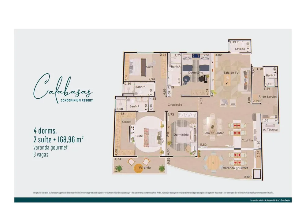 Apartamento, 3 quartos, 109 m² - Foto 5