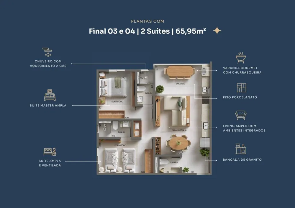 Apartamento, 3 quartos, 83 m² - Foto 14