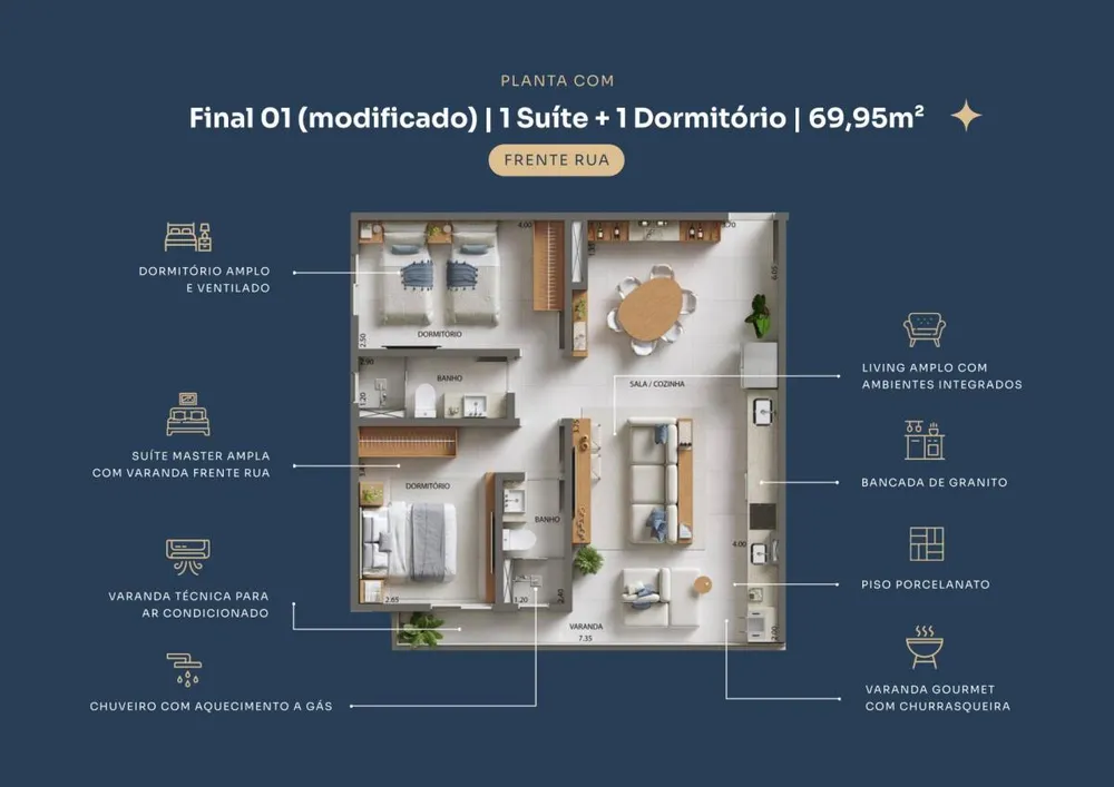 Apartamento, 3 quartos, 83 m² - Foto 13