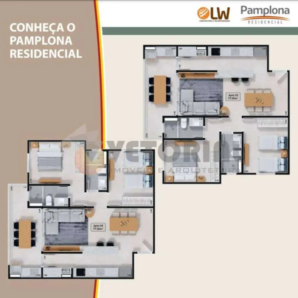 Apartamento, 2 quartos, 77 m² - Foto 8