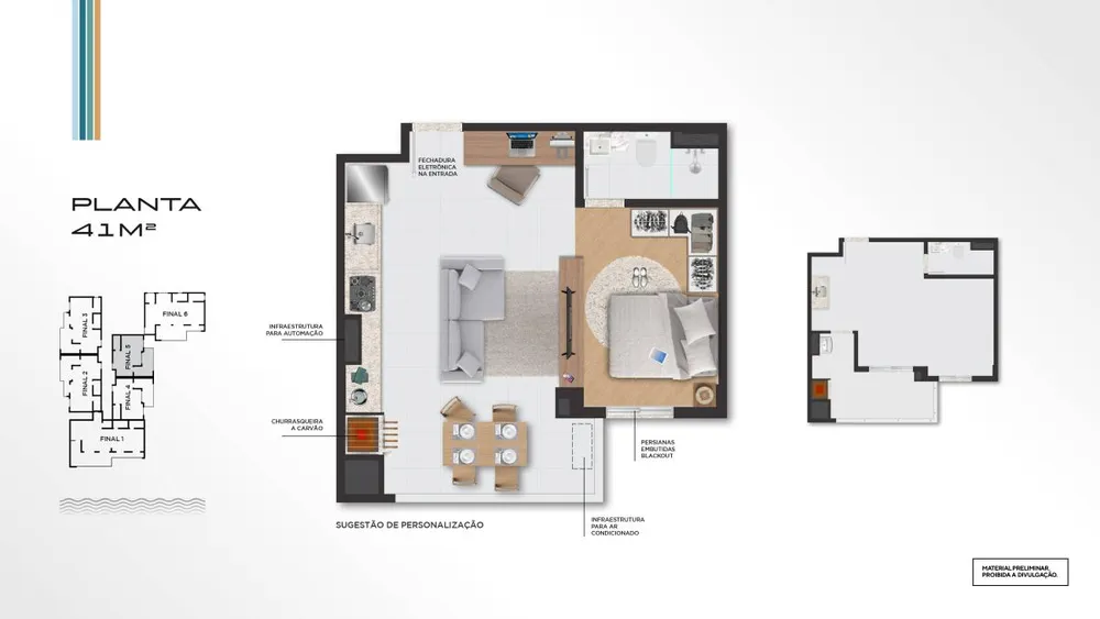 Apartamento, 2 quartos, 56 m² - Foto 9