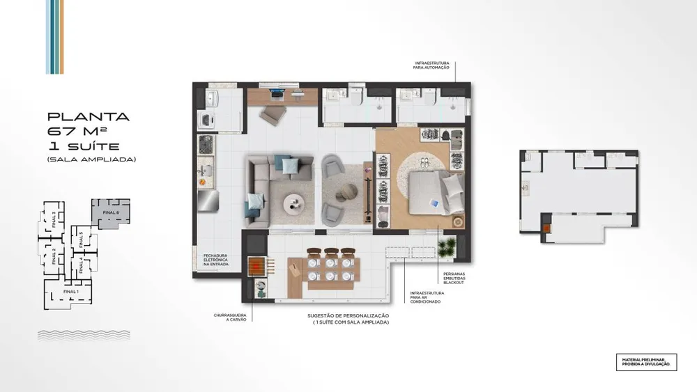 Apartamento, 2 quartos, 56 m² - Foto 12