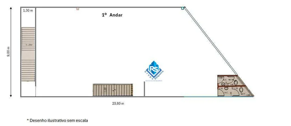 Loja-Salão, 493 m² - Foto 1