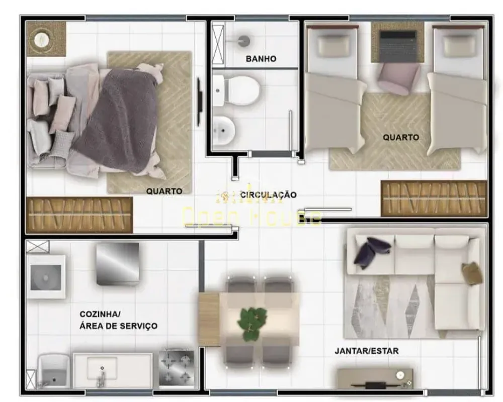 Apartamento, 2 quartos, 50 m² - Foto 5