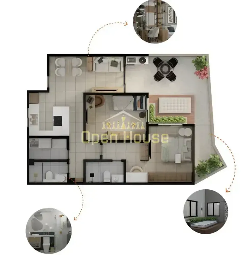 Apartamento, 1 quarto, 63 m² - Foto 1