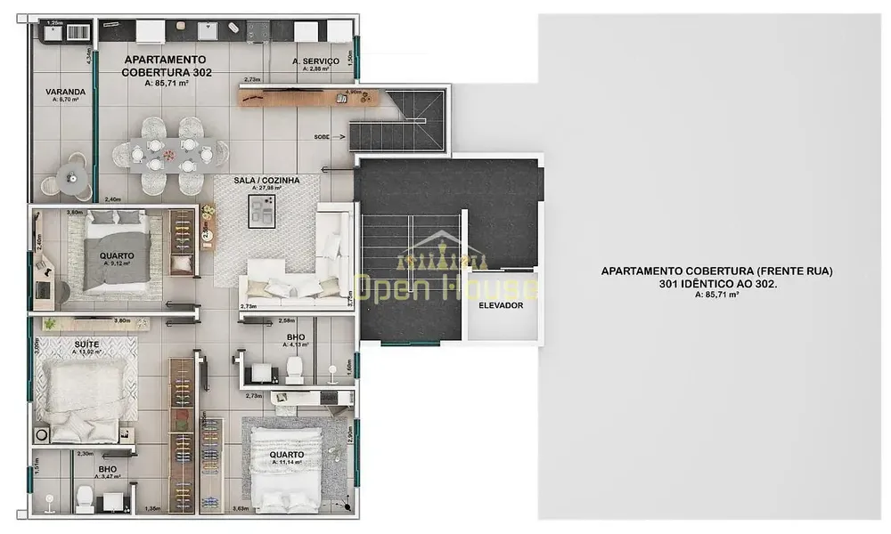 Cobertura, 3 quartos, 170 m² - Foto 23