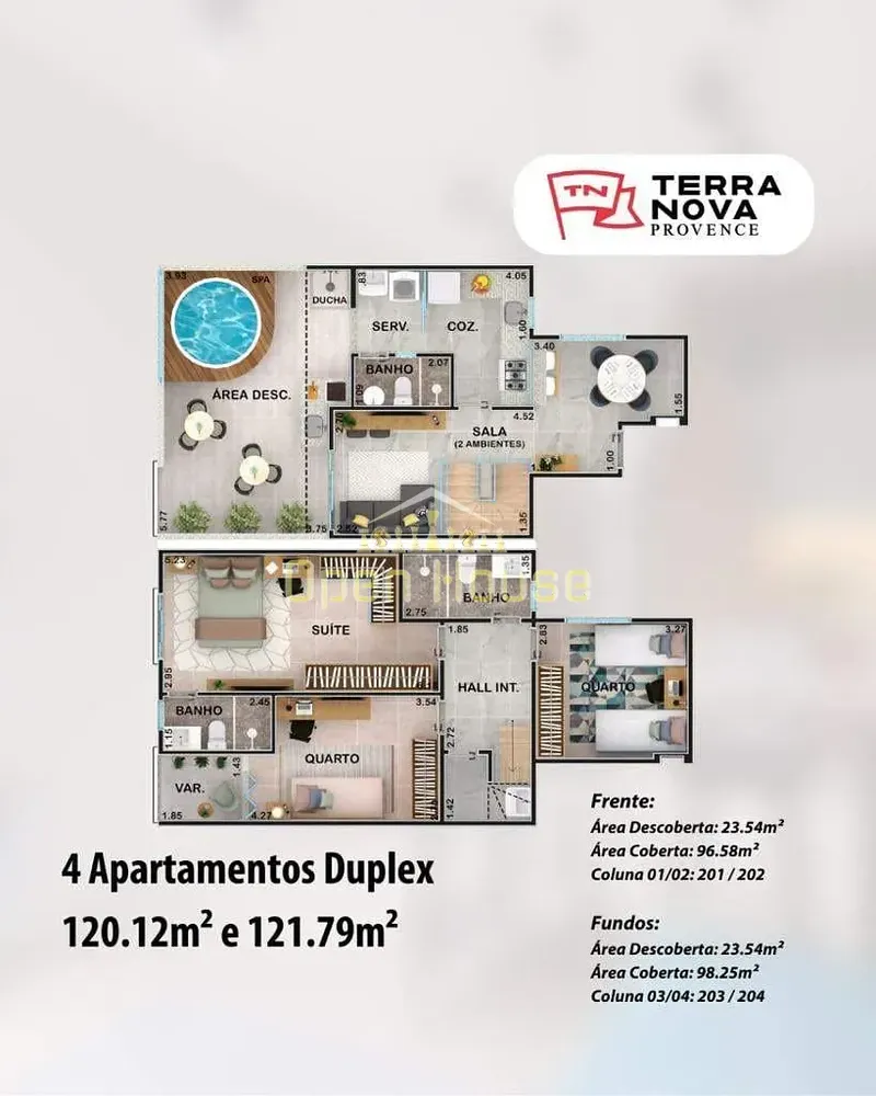 Cobertura, 3 quartos, 120 m² - Foto 2