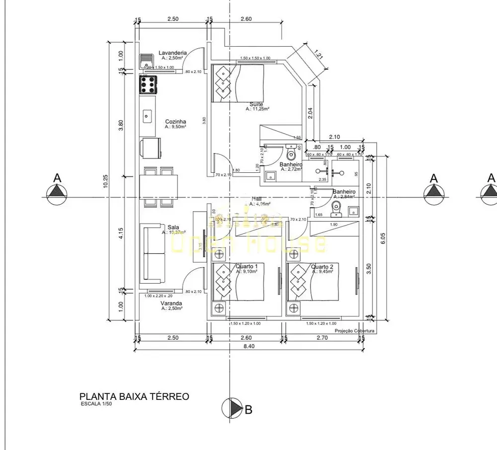 Casa, 3 quartos, 75 m² - Foto 6