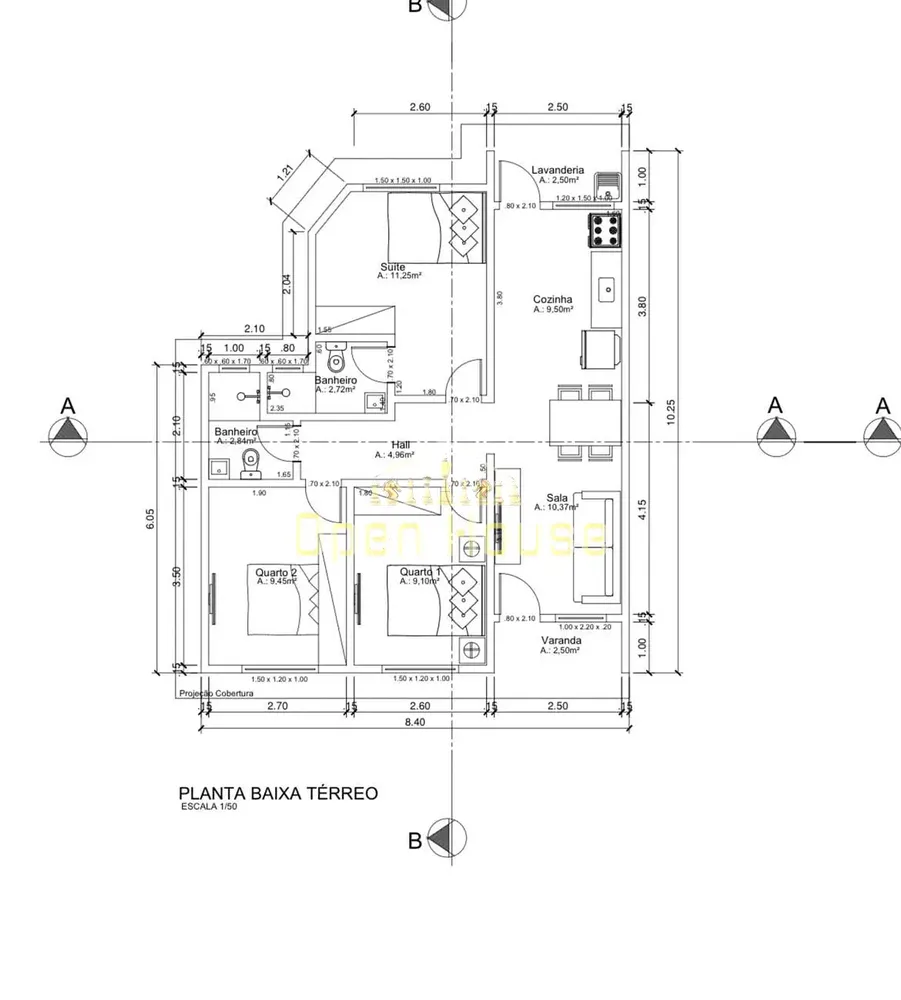 Casa, 3 quartos, 75 m² - Foto 8