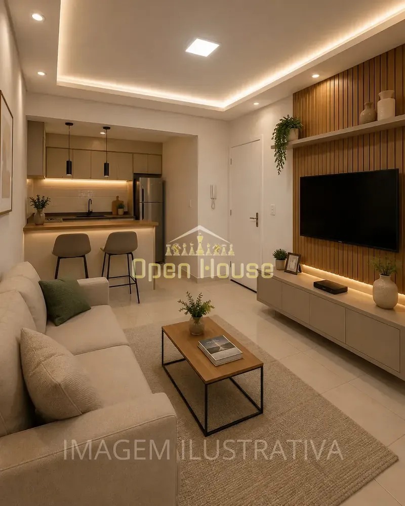 Apartamento, 2 quartos, 50 m² - Foto 1