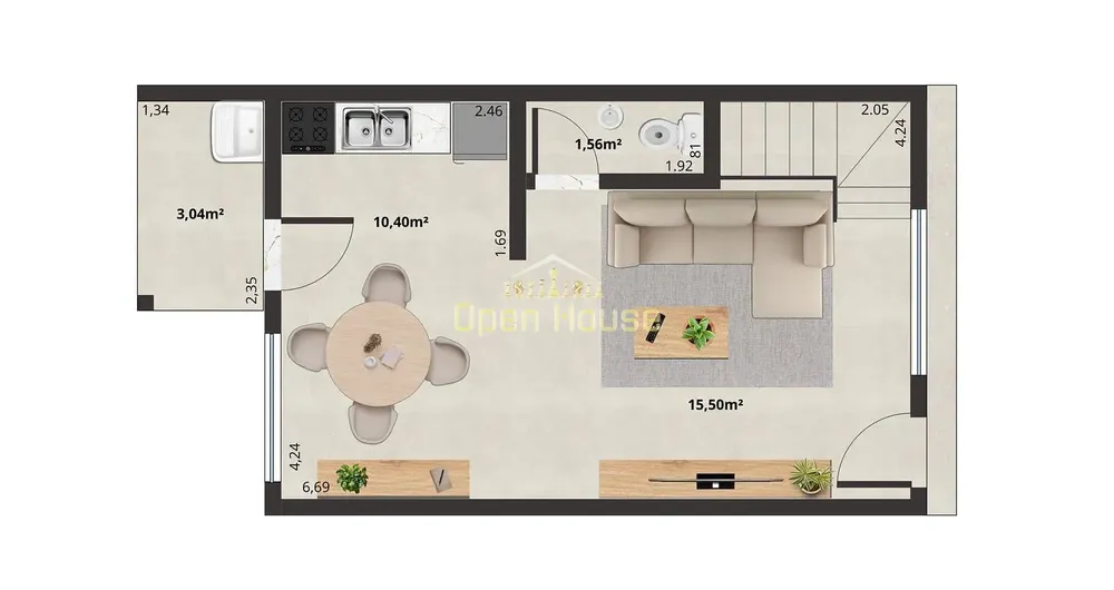 Casa, 2 quartos, 70 m² - Foto 22