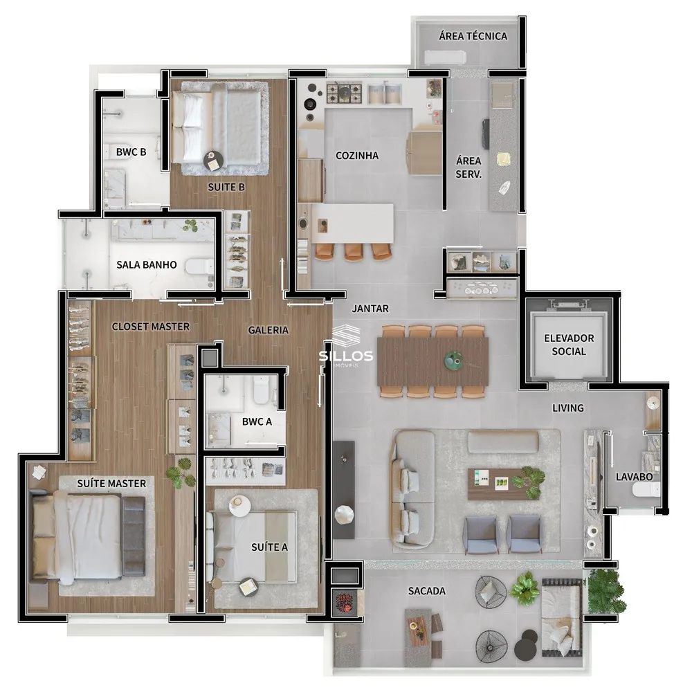 Apartamento, 3 quartos, 156 m² - Foto 10