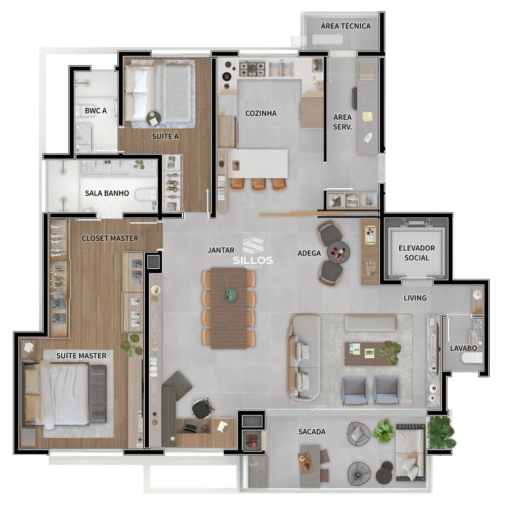 Apartamento, 3 quartos, 156 m² - Foto 11