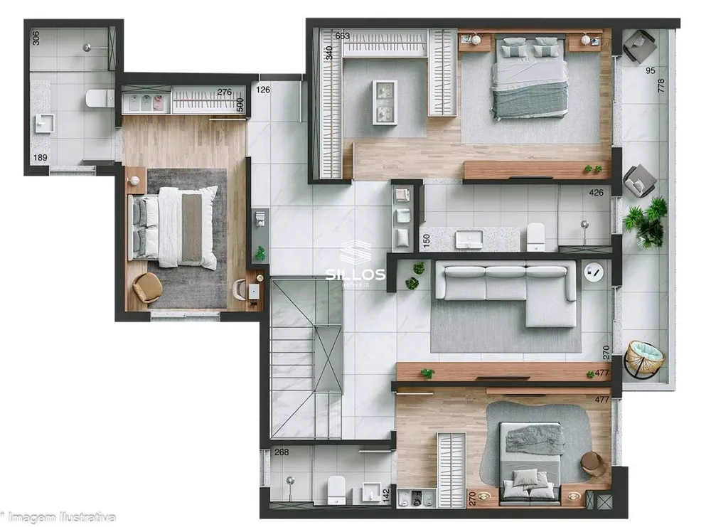Apartamento, 3 quartos, 146 m² - Foto 9