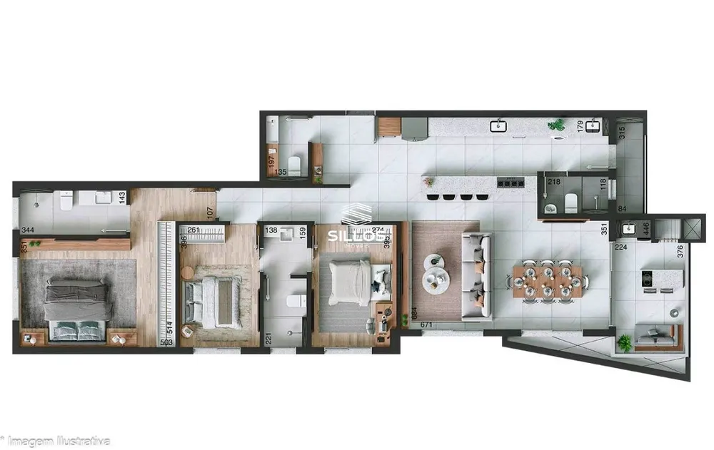 Apartamento, 3 quartos, 146 m² - Foto 12