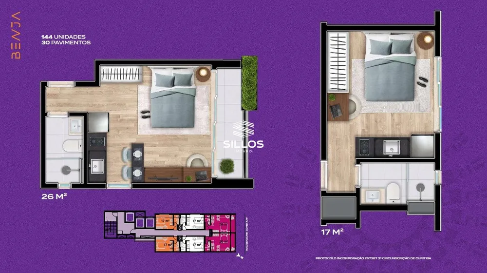 Apartamento, 1 quarto, 26 m² - Foto 12