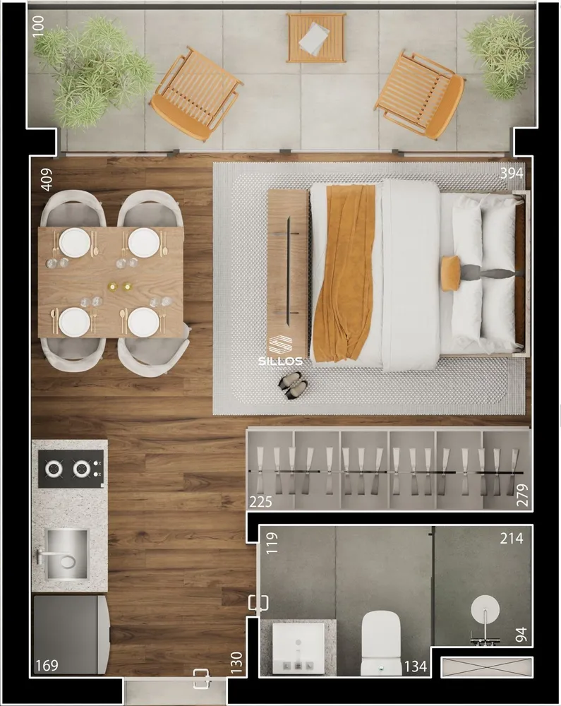 Apartamento, 1 quarto, 32 m² - Foto 10